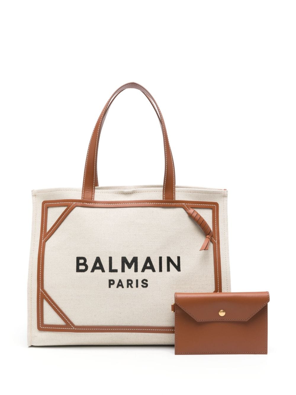 Balmain Bags.. Leather Brown