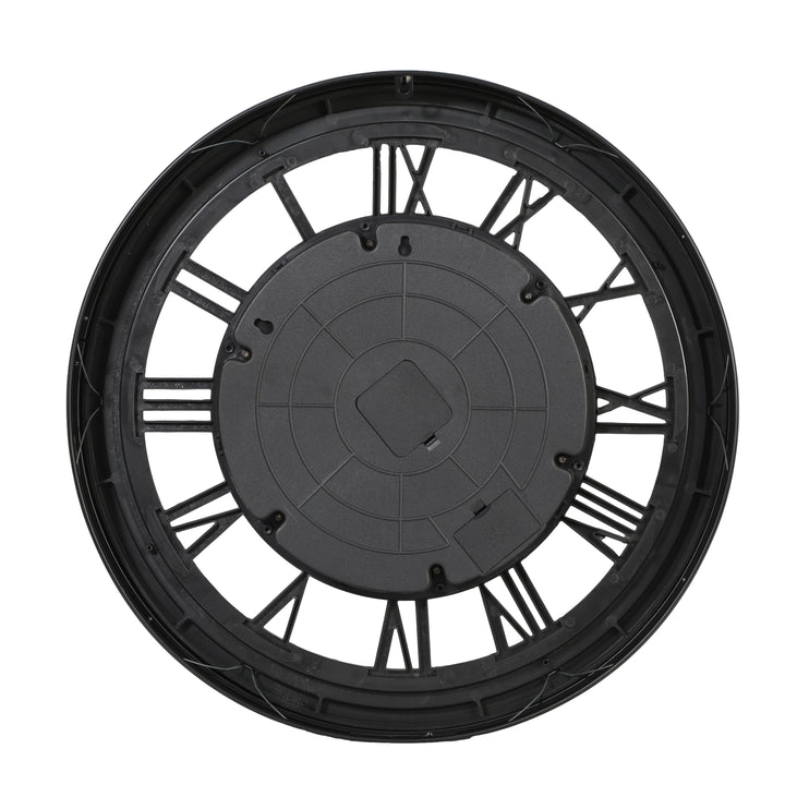 Valeno Round Moving Cogs Wall Clock