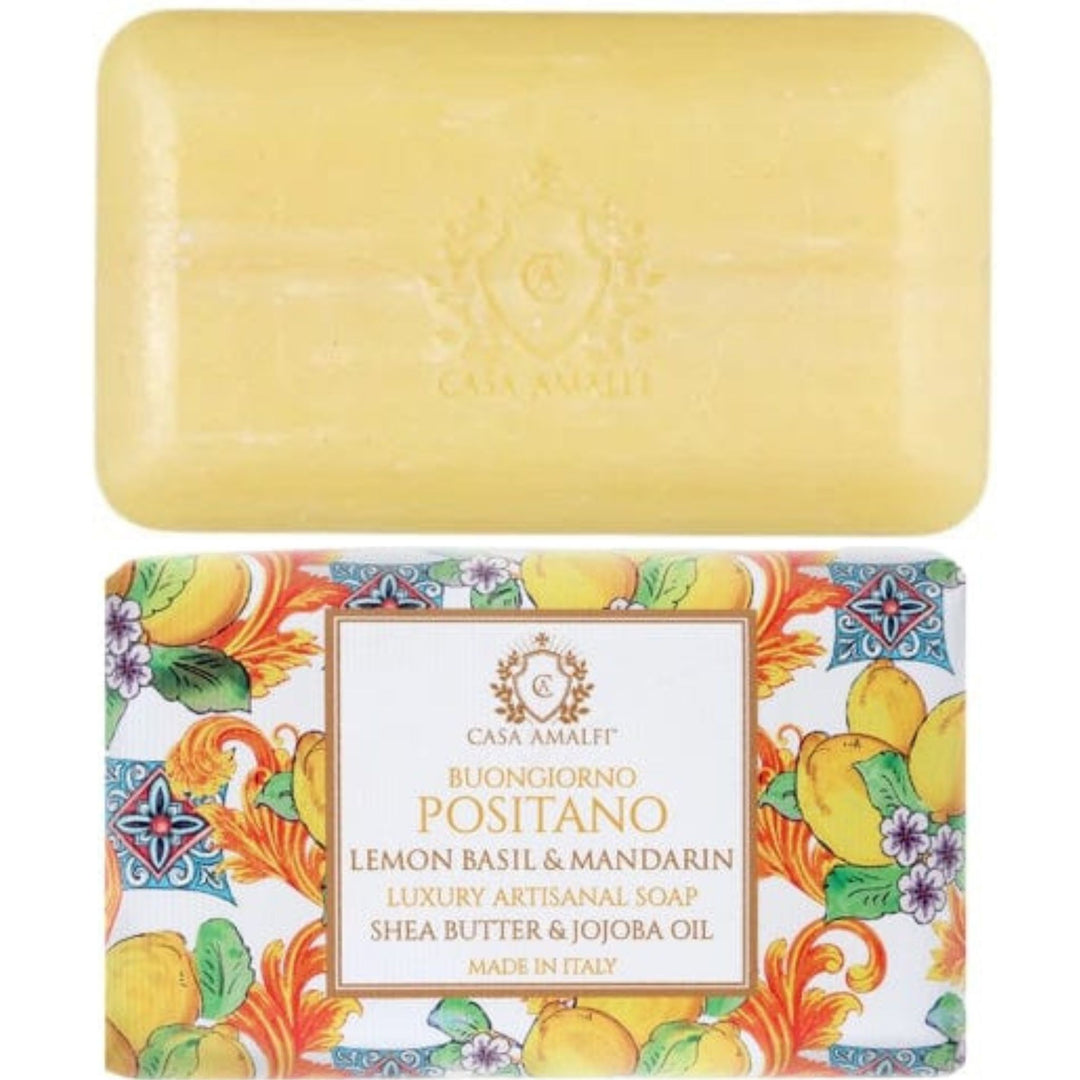 Casa Amalfi Buongiorno Positano Body Soap - Lemon Basil & Mandarin 150g Set of 3Pcs