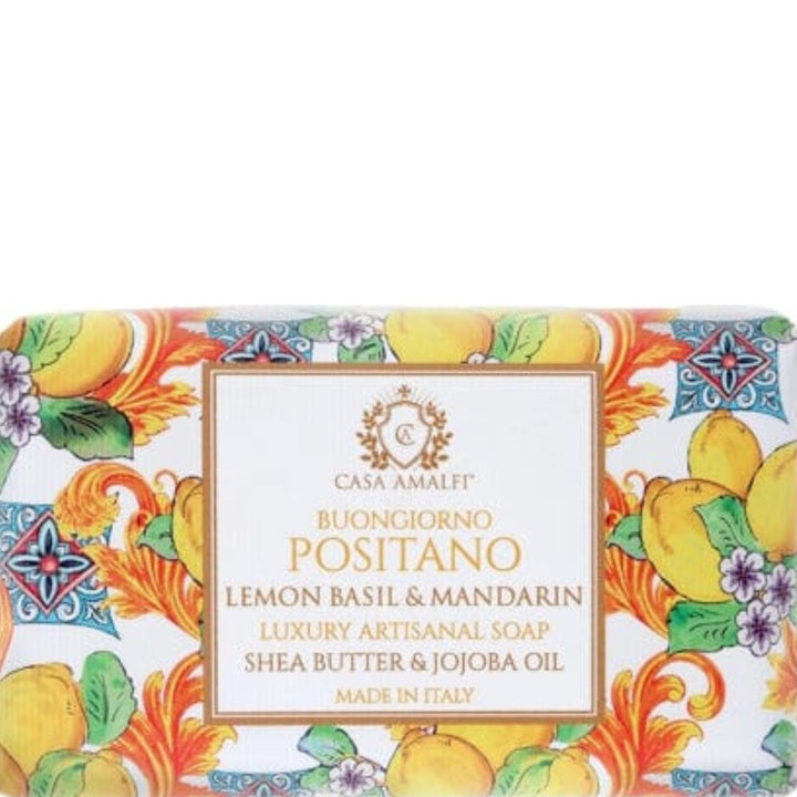 Casa Amalfi Buongiorno Positano Body Soap - Lemon Basil & Mandarin 150g Set of 3Pcs