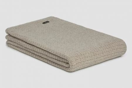 Bemboka Angora & Merino Wool Throws 130x210cm Wheat Bemboka Chunky Box Angora & Merino Wool Throw - Pre-Shrunk Brand