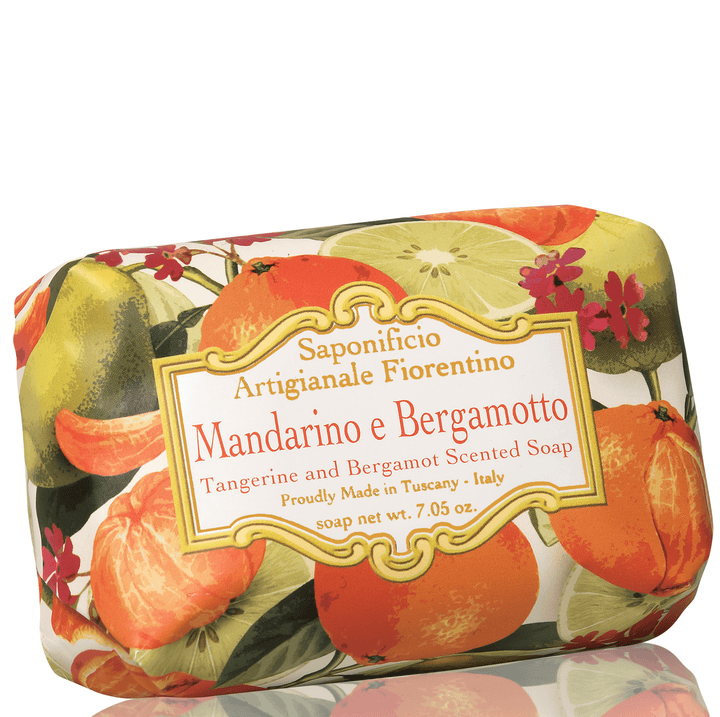 Saponificio Artigianale Fiorentino Bar Soap Saponificio Artigianale Fiorentino Tangerine bergamot Grapefruit lime Coconut pomegranate 12x200g Brand