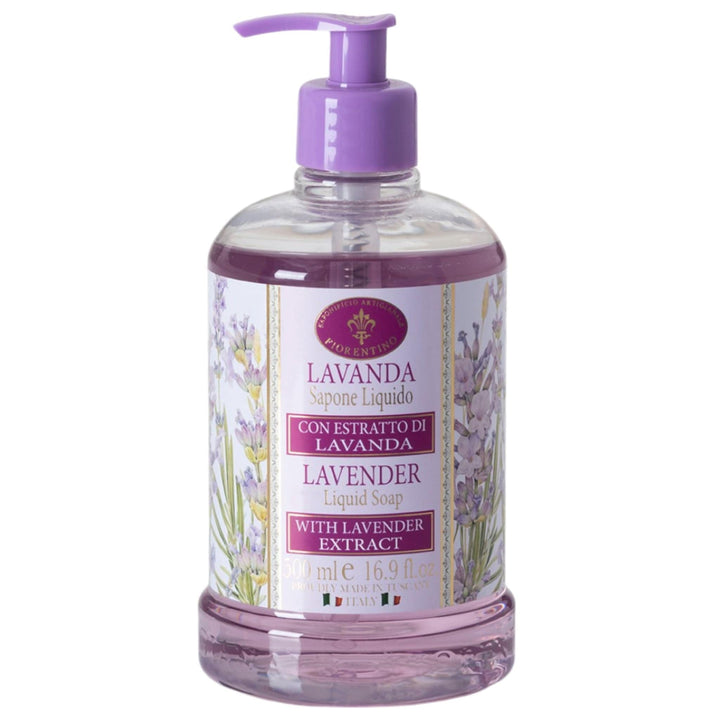 Saponificio Artigianale Fiorentino Body and Hand Wash w/ Soap Bundles Saponificio Artigianale Fiorentino Lavender Hand Wash Saponificio Artigianale Fiorentino Lavender Hand Wash Brand