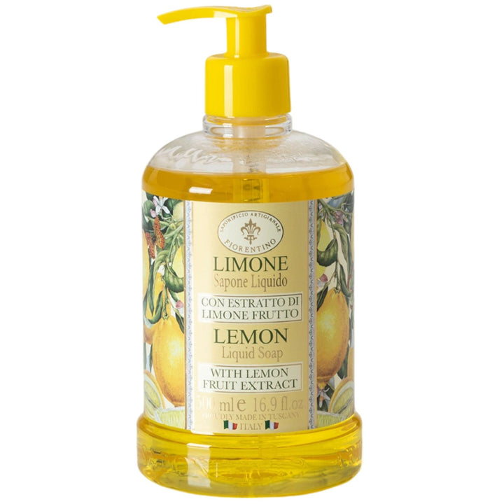 Saponificio Artigianale Fiorentino Body and Hand Wash w/ Soap Bundles Saponificio Artigianale Fiorentino Lemon Hand Wash Saponificio Artigianale Fiorentino Lemon Hand Wash Brand