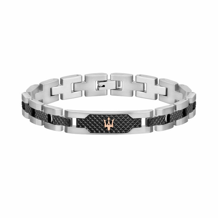 Maserati Bracelet Maserati Jewels Gunmetal Bracelet Maserati Jewels Gunmetal Bracelet For Men's I Buy Now at Italian Luxury Brand