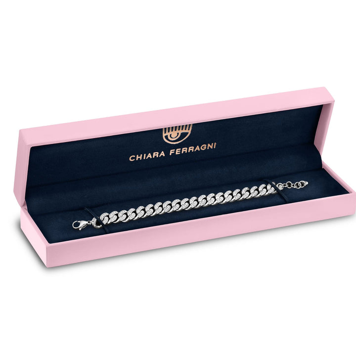 Chiara Ferragni Bracelets Chiara Ferragni Chain Collection Silver Eye Bracelet Brand