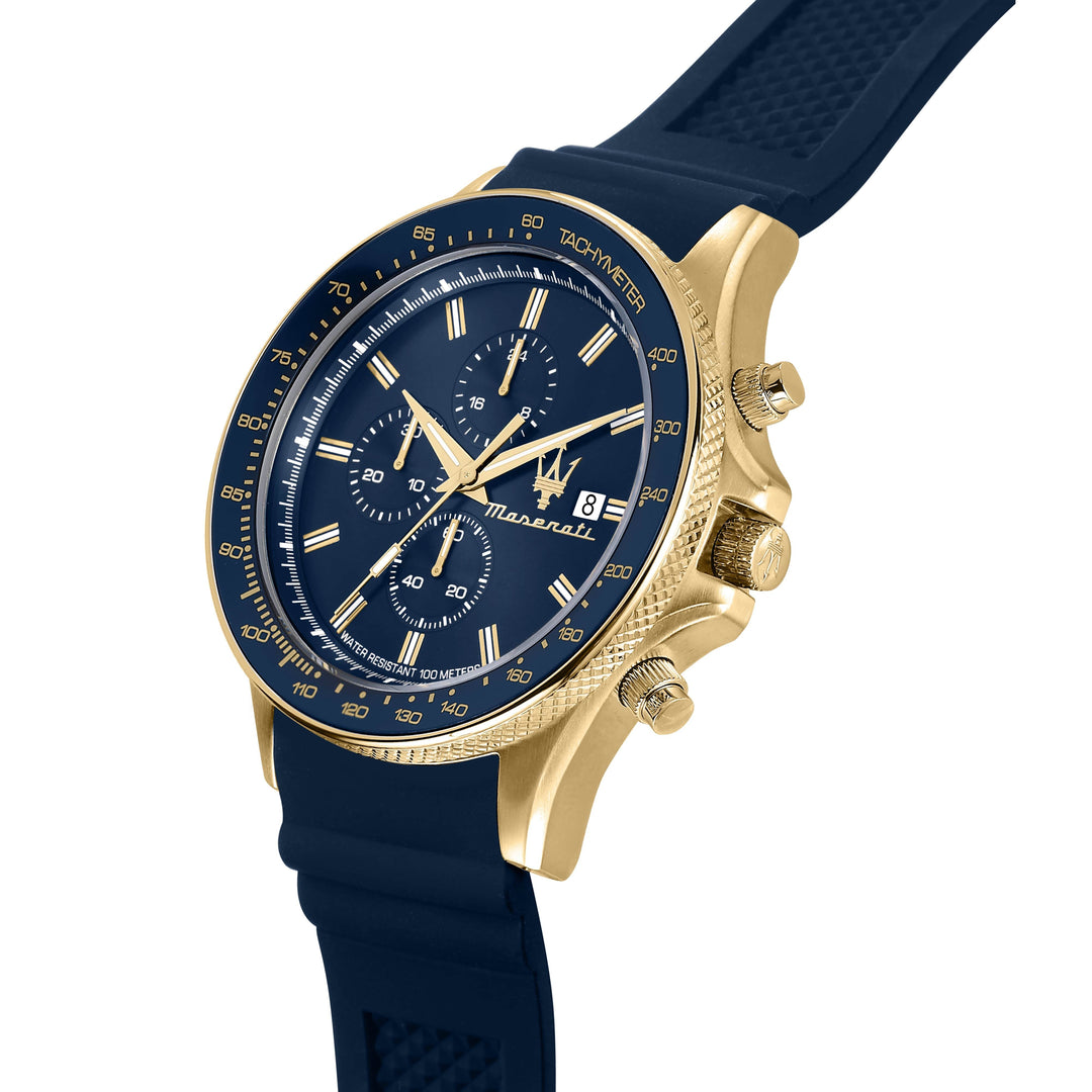 Maserati Chronograph Watches Maserati Sfida 44mm Blue Gold Chronograph Watch Maserati Sfida 44mm Blue Gold Chronograph Watch Brand