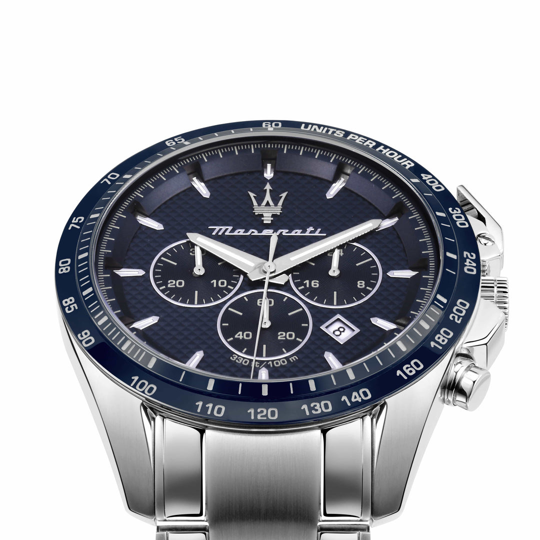 Maserati Chronograph Watches Maserati Traguardo 45mm Stainless Steel Chronograph Watch Maserati Traguardo 45mm Stainless Steel Chronograph Watch Brand