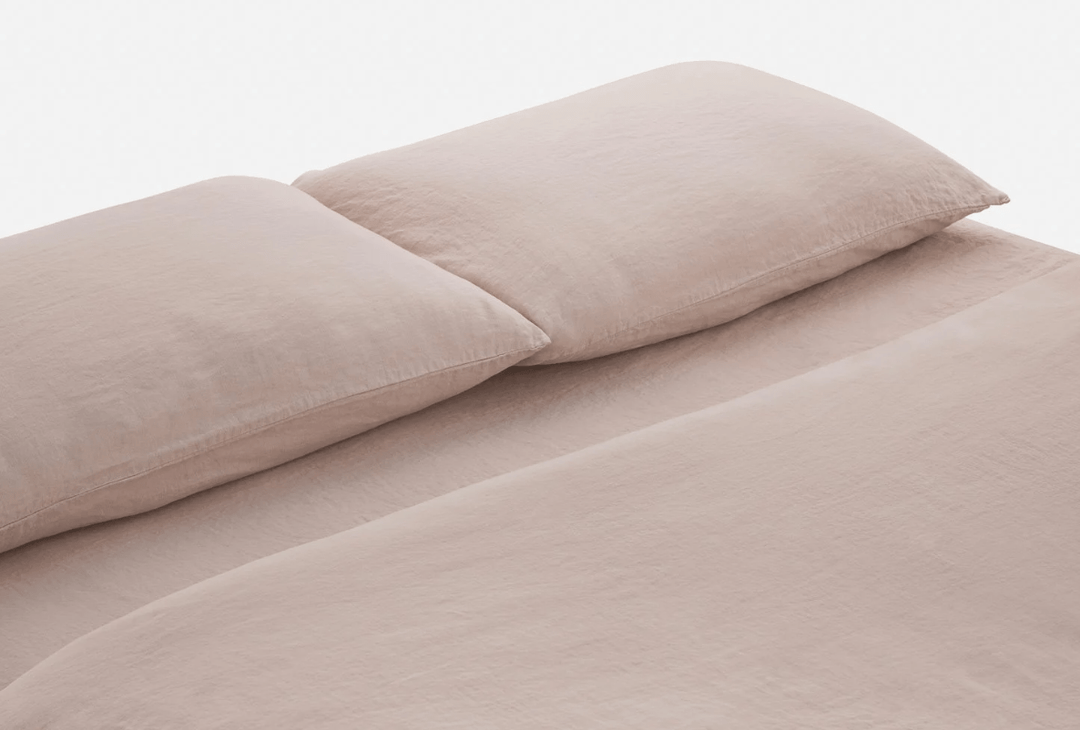 Bemboka Duvet Covers Blush / Queen 210x210cm Bemboka Belgian Linen Duvet Covers Brand