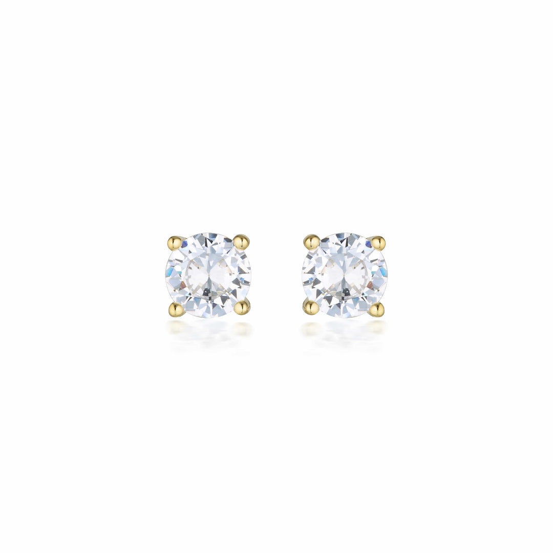 Georgini Earrings Georgini Gold Moissanite Studs 1tcw In 9ct Yellow Gold Georgini Gold Moissanite Studs 1tcw In 9ct Yellow Gold Brand