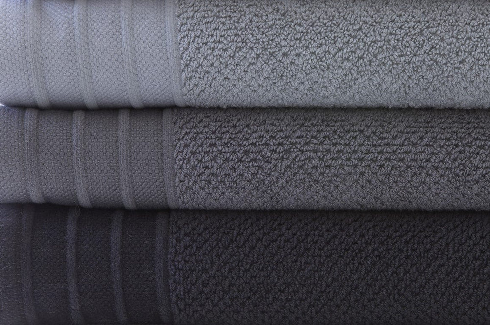 Bemboka Hand Towels Bemboka Pure Cotton Hand Towel - Jacquard Grey Brand