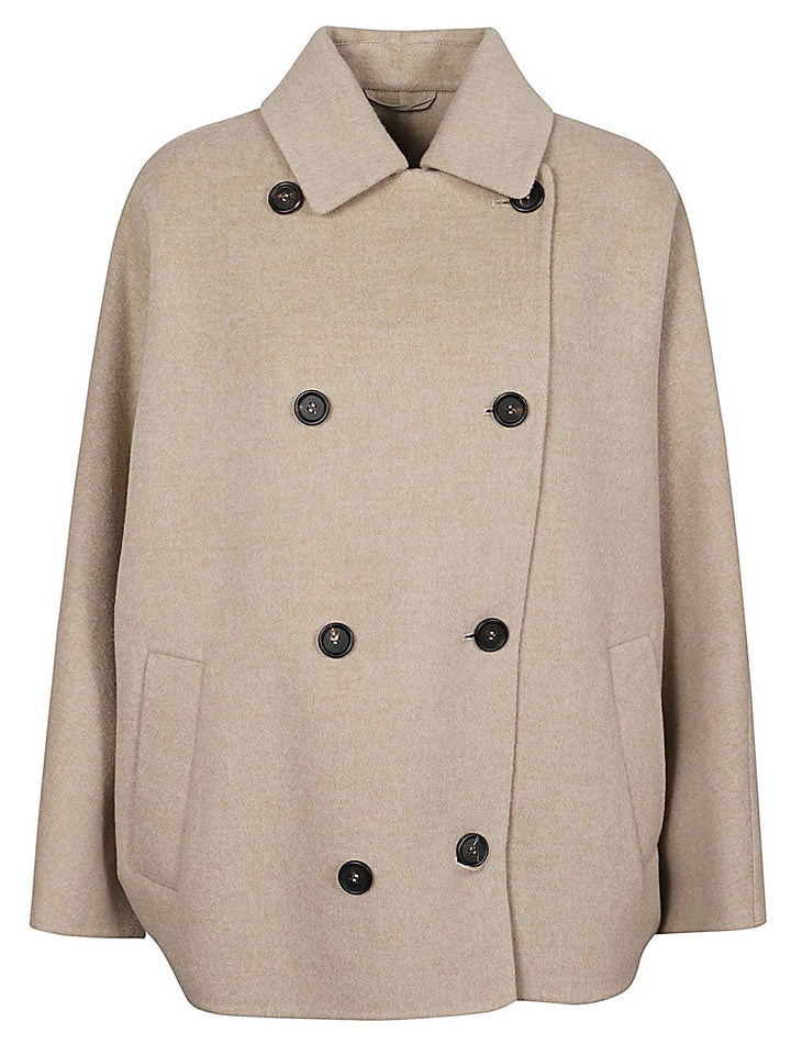 Brunello Cucinelli Jackets Brunello Cucinelli Coats Beige Brunello Cucinelli Coats Beige Brand