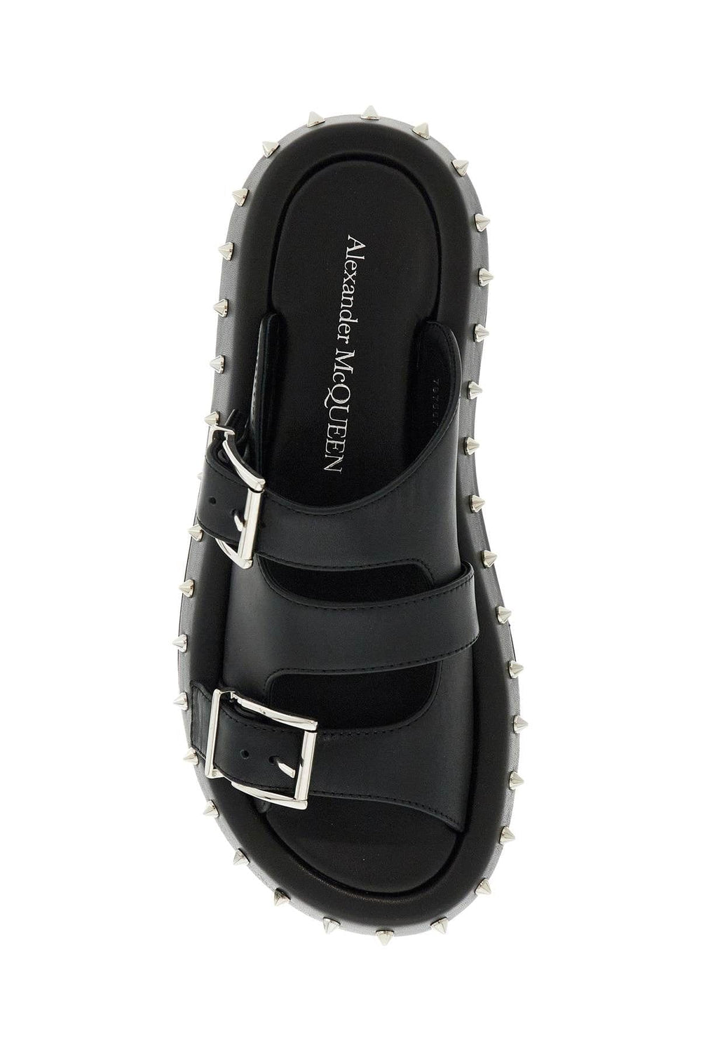 Alexander Mcqueen Sandals Alexander Mcqueen leather punk slides for ed Alexander Mcqueen leather punk slides for ed Brand