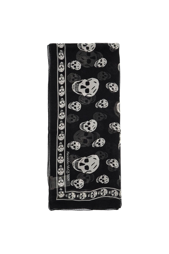 Alexander Mcqueen Scarves Hats & Gloves os Alexander Mcqueen silk skull scarf Alexander Mcqueen silk skull scarf Brand