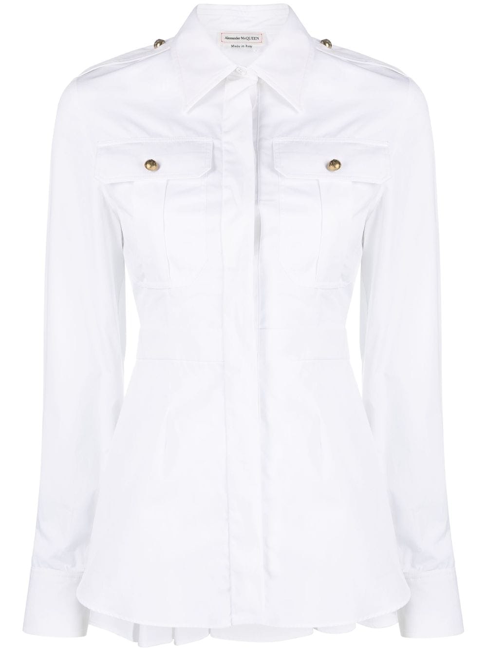 Alexander Mcqueen Shirts Alexander McQueen Shirts White Alexander McQueen Shirts White Brand