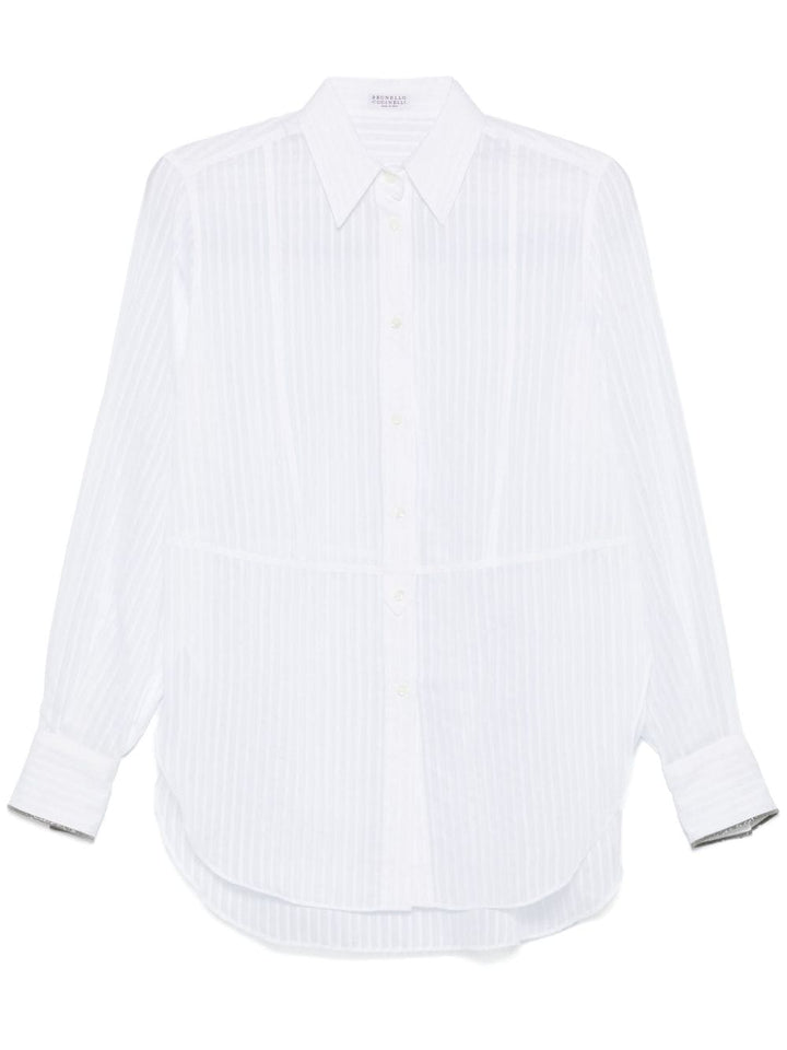 Brunello Cucinelli Shirts Brunello Cucinelli Shirts White Brunello Cucinelli Shirts White Brand