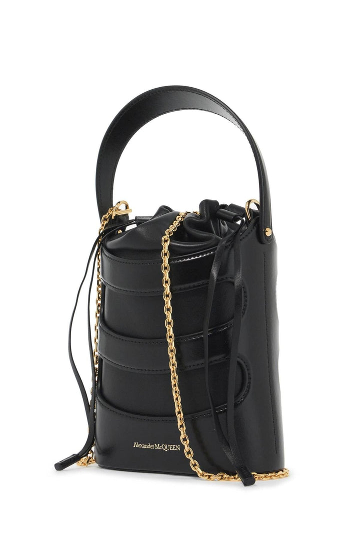 Alexander Mcqueen Shopper os Alexander Mcqueen mini bucket bag by the rise Alexander McQueen Rise Mini Bucket Bag – Luxury Leather & Gold Details Brand