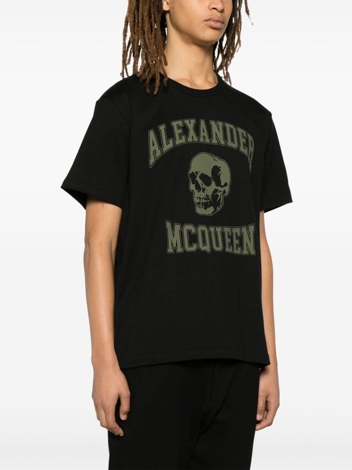 Alexander Mcqueen Topwear S Alexander McQueen T-shirts and Polos Black Alexander McQueen T-shirts and Polos Black Brand