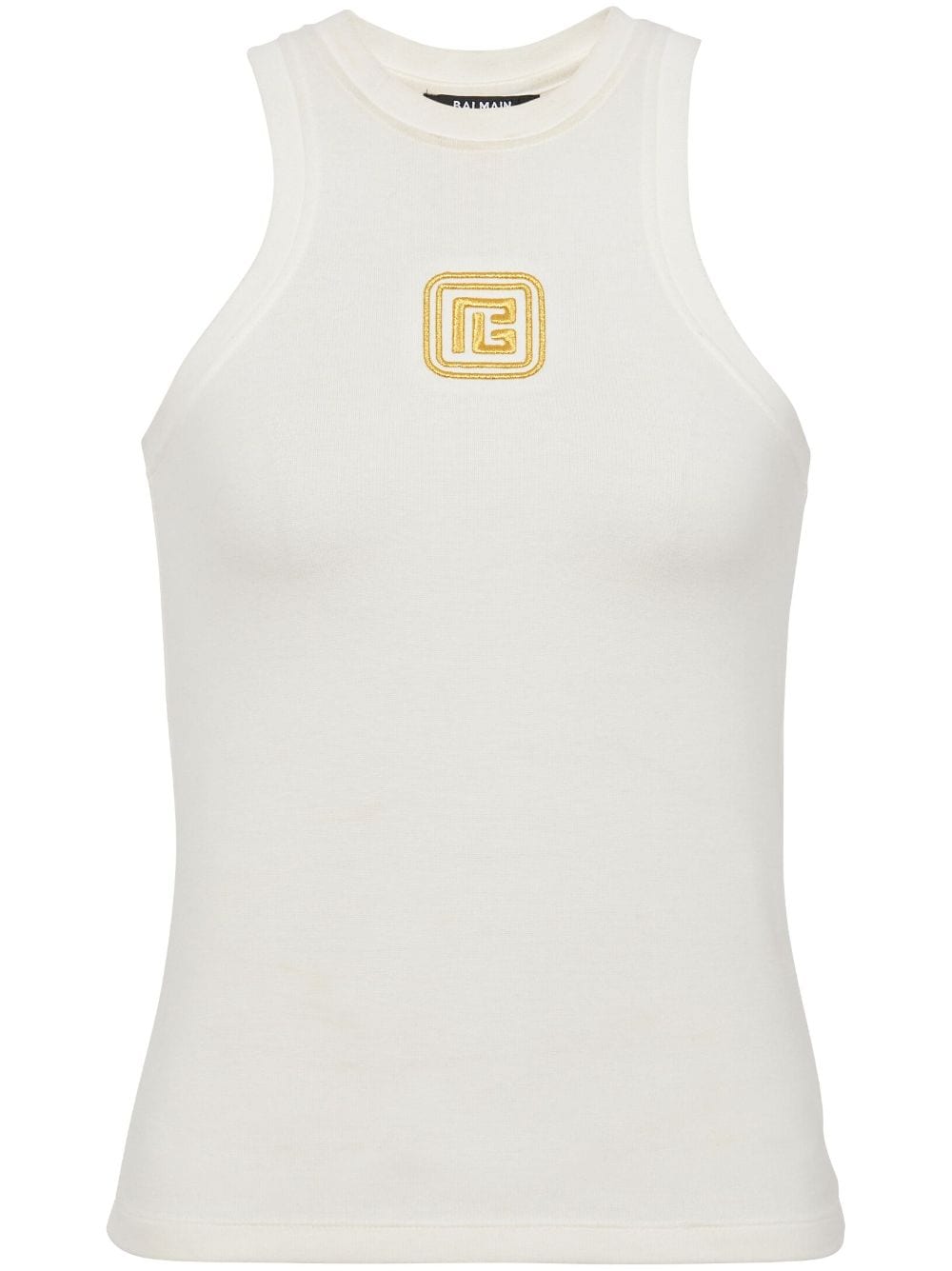 Balmain Topwear XS Balmain Racerback Top Balmain Beige Racerback Top Brand