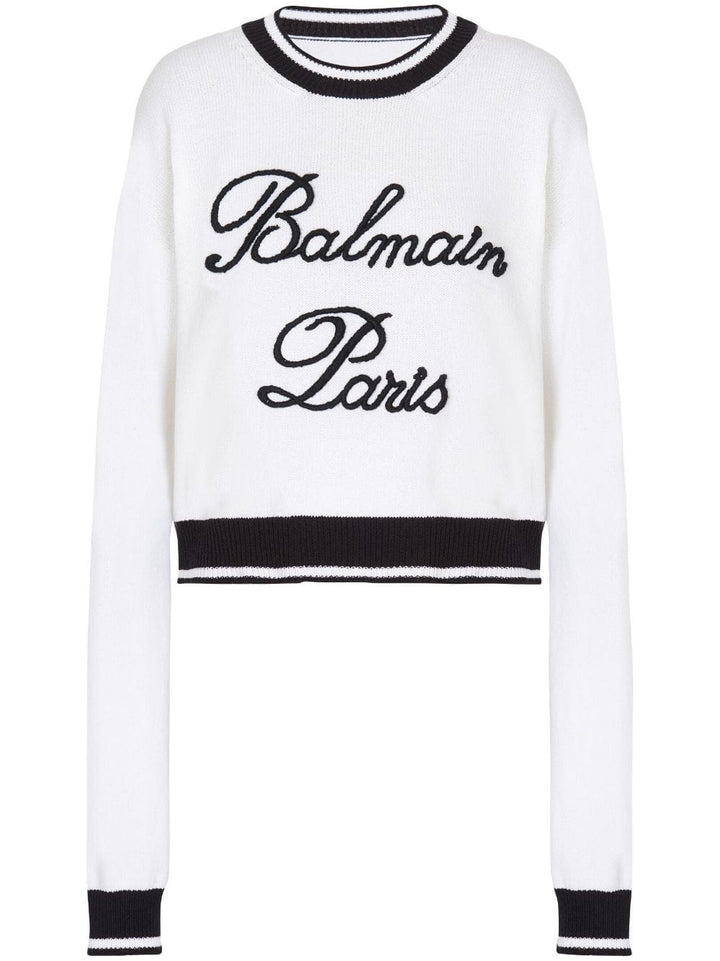 Balmain Topwear 38 Balmain Sweaters White Balmain Sweaters White Brand