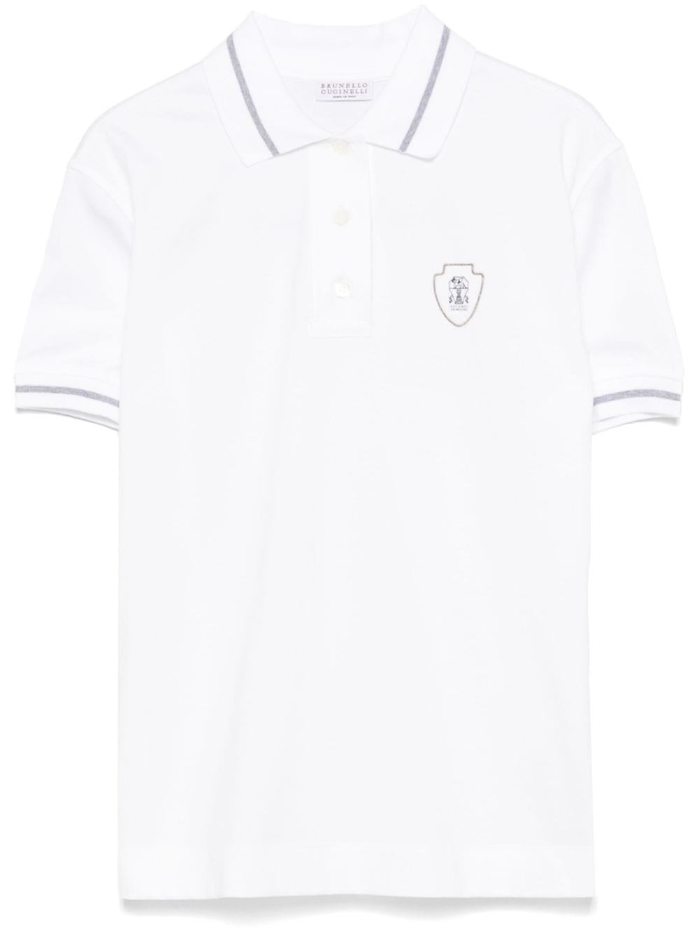 Brunello Cucinelli Topwear Brunello Cucinelli T-shirts and Polos White Brunello Cucinelli T-shirts and Polos White Brand