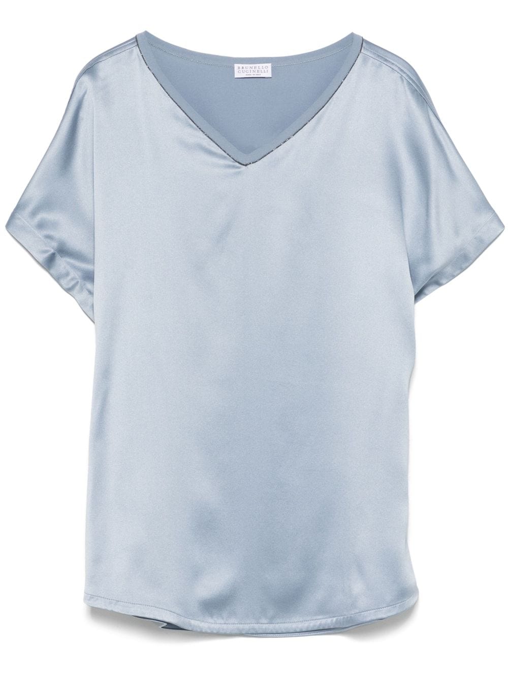 Brunello Cucinelli Topwear XS Brunello Cucinelli Top Clear Blue Brunello Cucinelli Top Clear Blue Brand