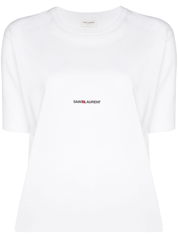 Saint Laurent Topwear Saint Laurent  T-shirts and Polos White Saint Laurent  T-shirts and Polos White at Italian Luxury Group Brand