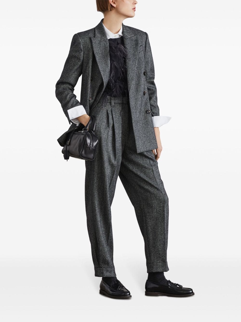 Brunello Cucinelli Trousers Brunello Cucinelli Trousers Grey Brunello Cucinelli Trousers Grey Brand