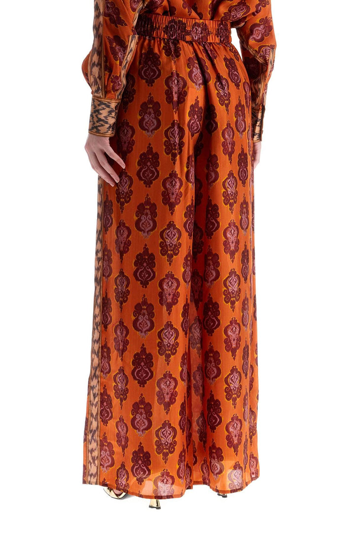 Zimmermann Trousers Zimmermann high waist wide leg ikat print silk pants orange Zimmermann high waist wide leg ikat print silk pants orange Brand