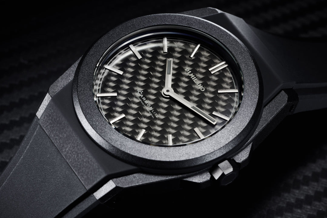 D1 Milano Watch D1 Milano Carbonlite Carbon 40.5mm Watch Brand