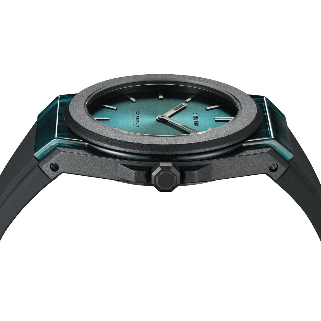 D1 Milano Watch D1 Milano Carbonlite Green 40.5mm Watch Brand