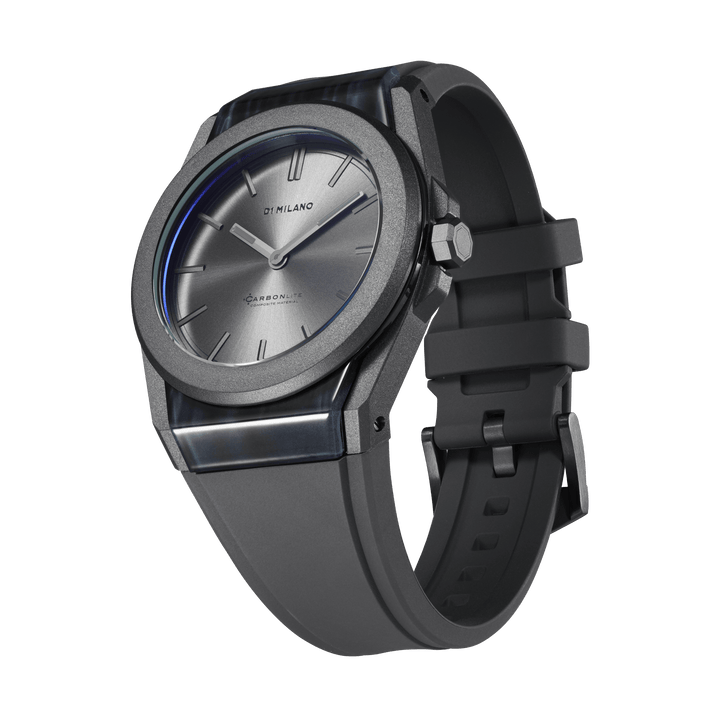 D1 Milano Watch D1 Milano Carbonlite Grey 40.5mm Watch Brand