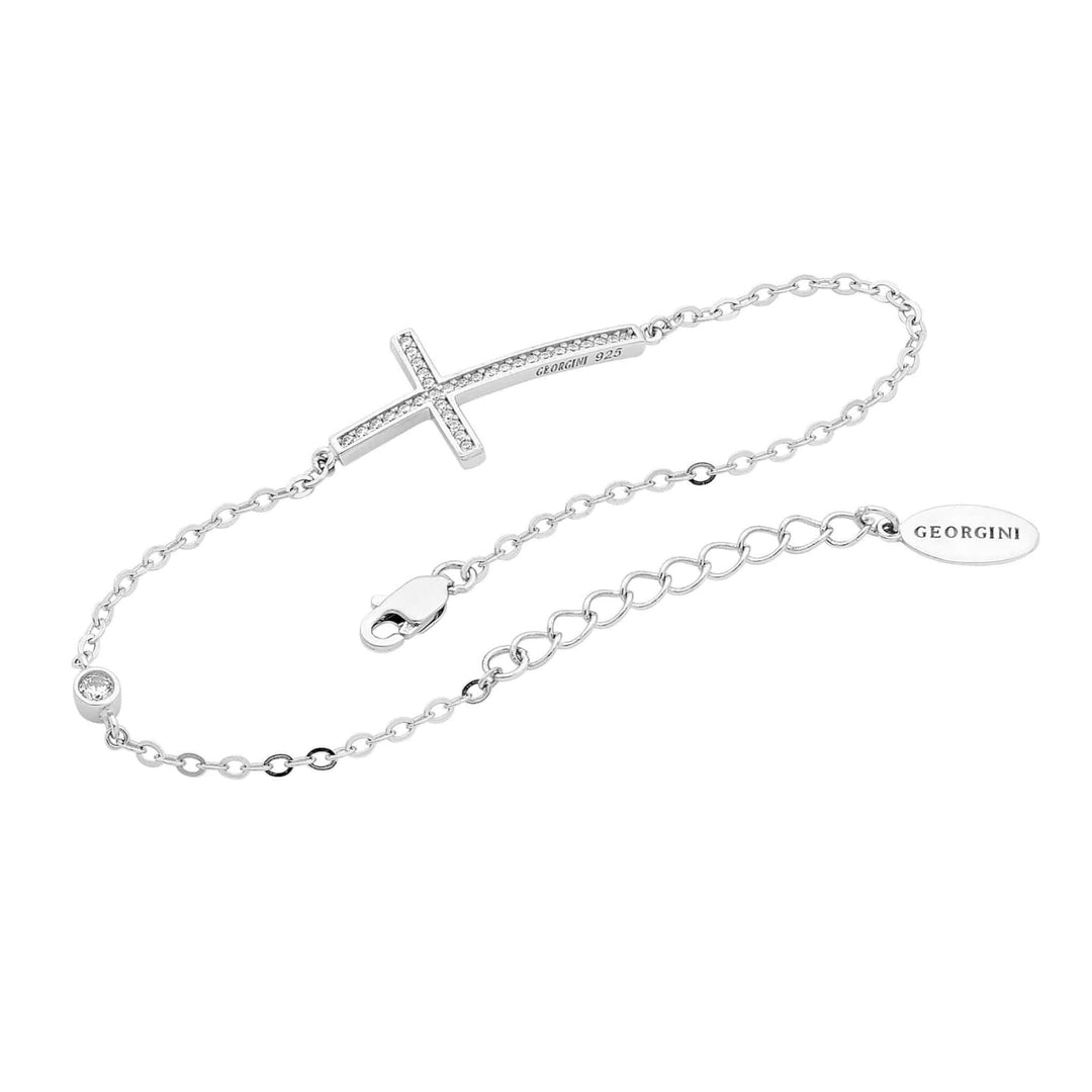 Georgini Bracelet Georgini Cross Bracelet Silver Brand