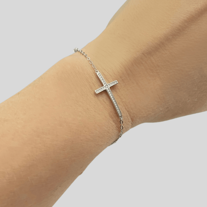 Georgini Bracelet Georgini Cross Bracelet Silver Brand