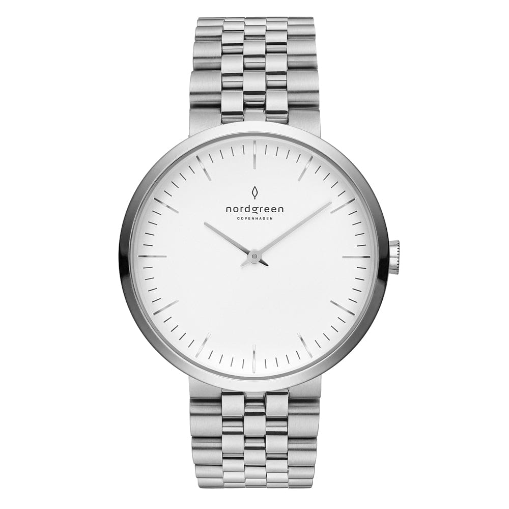 Nordgreen Watch Nordgreen Infinity 32mm Women's Silver Dress Watch Brand